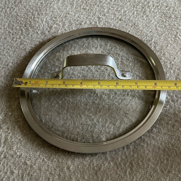 Stovetop Pot Glass Lid
Small Dent in Lip Area
See pictures for measurements - Picture 8 of 11